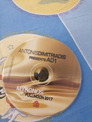 Antonis Dimitriadis AD1 Mykonos Fullmoon 2017 CD used without case