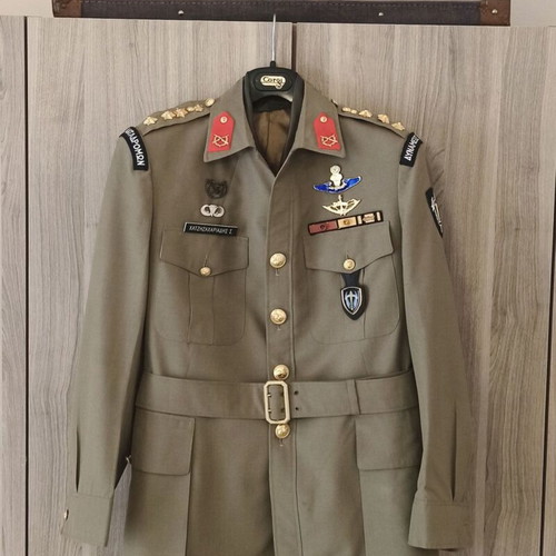 Summer Service Tunic 8G Africana Colonel Greek Army Special Forces like new