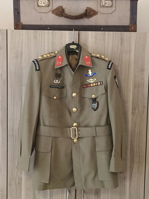 Summer Service Tunic 8G Africana Colonel Greek Army Special Forces like new