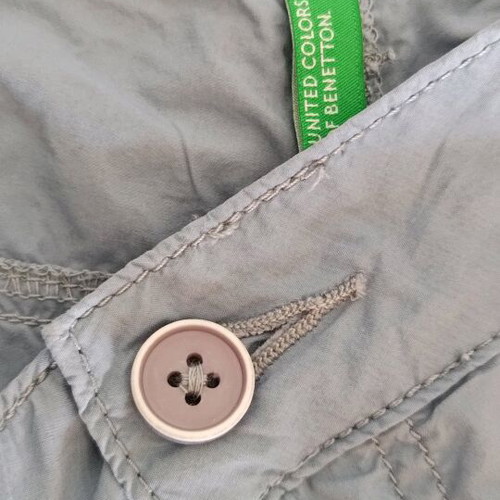 Benetton Bermuda shorts like new, blue, size S