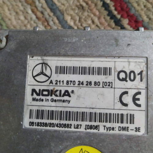 Mercedes E Class W211 Nokia Telephone Control Unit used