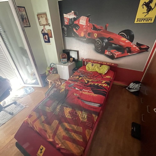 Ferrari children's bed with mattress, used
