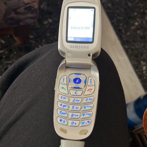 Samsung SGH-X640 μεταχειρισμένο, λειτουργικό χωρίς φορτιστή, ελαττωματικό