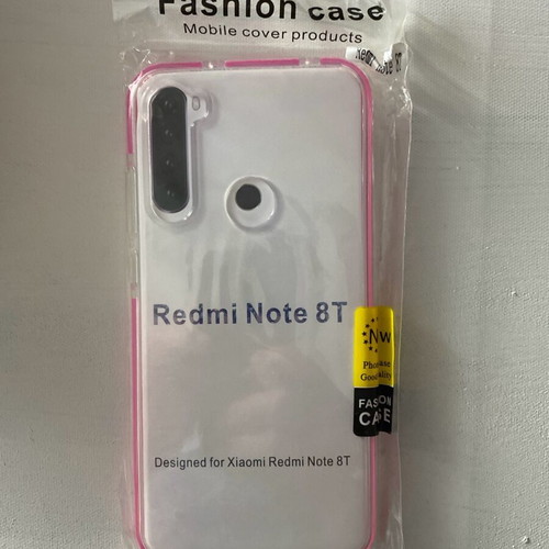Xiaomi Redmi Note 8T transparent silicone case pink new