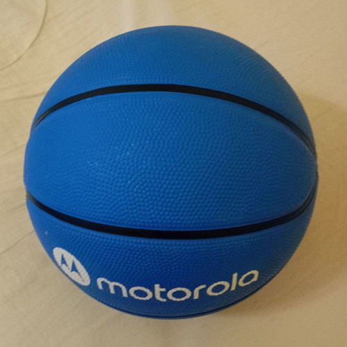 Collectible basketball ball new, Motorola Euroleague collaboration, small size