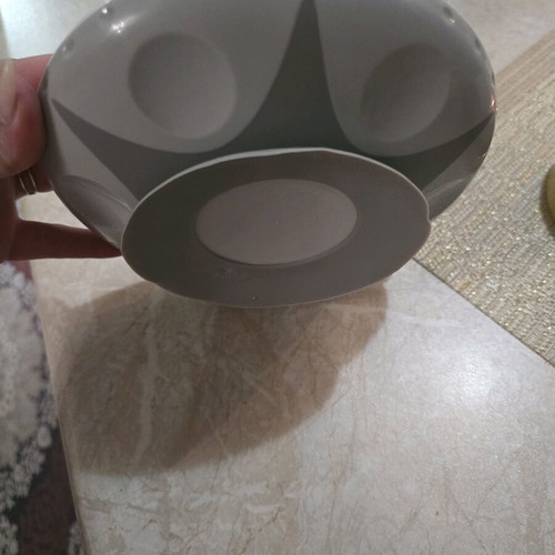 Thermos plate used for baby food with suction base