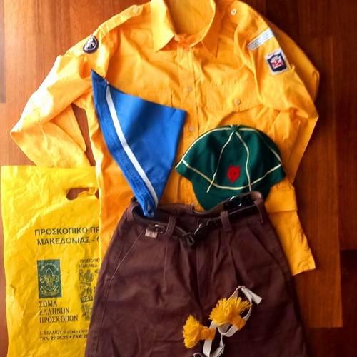 Scout clothes new, set of seven from late 1980s