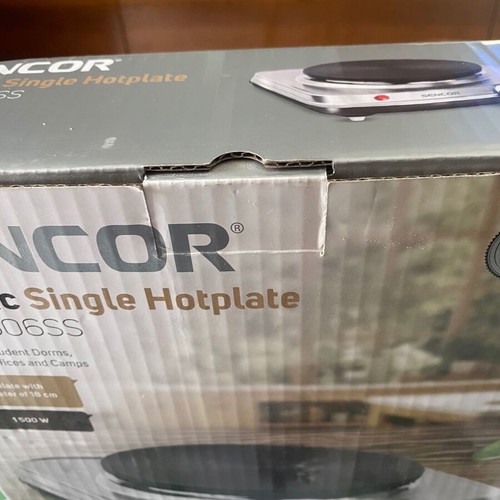 Sencor Electric Single Hotplate SCP1506SS new
