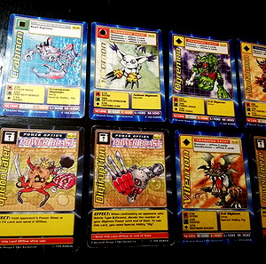 9 ΚΆΡΤΕΣ DIGIMON 1999
