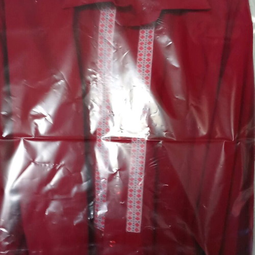 Men's traditional Bulgarian shirt new, red, handmade embroidery