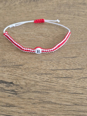 Martaki bracelet for child with monogram 'E' new