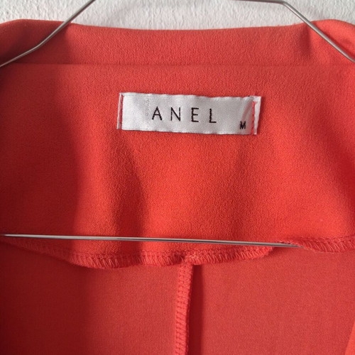 ANEL women's coral orange blazer size M