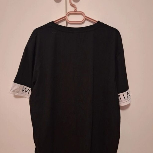 Manfinity black men's T-shirt 3XL