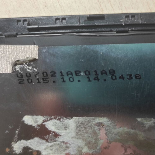 Screen GC070ABA8-FPCA0 with touch glass XN1176V6 used, complete