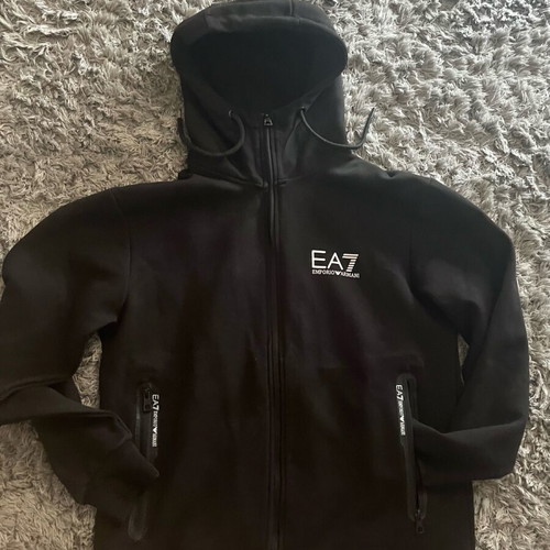 EA7 men's jacket Emporio Armani small like new, black and white