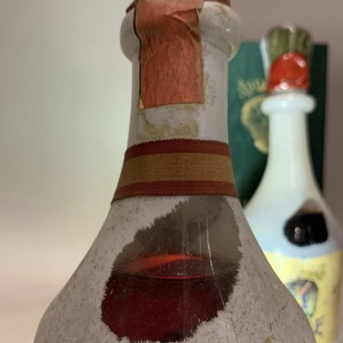 Brandy Conde de Osborne designed by Salvador Dalí set like new, vintage 1970s