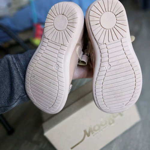 Mouger ballerinas size 23 like new, pink-beige