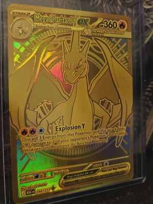 Mega Charizard Y ex 294/217 Mega Hyper Rare Χρυσή κάρτα Pokémon
