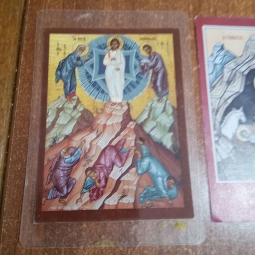 Religious icons like new, pack of 5 with saints