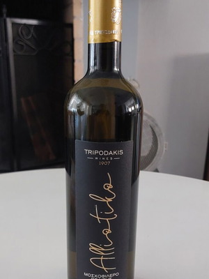 White dry wine Alliotiko Tripodakis Wines Moschofilero Roditis 750ml new