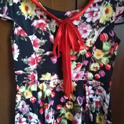 Hearts & Roses women's cotton summer dress new, floral pattern