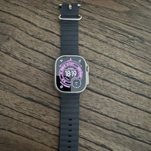 Apple Watch Ultra 1 with 4 original bands and chargers