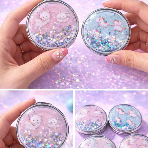 12 pcs. Bag mirrors in a stand box
