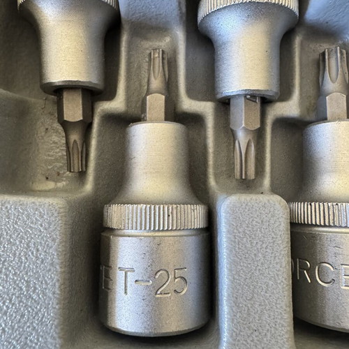 Force 4102 Torx Socket Bit Set 9 Pieces like new