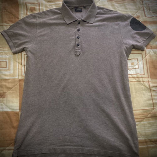 Diesel polo shirts pack of 2, size L, like new, turquoise and grey