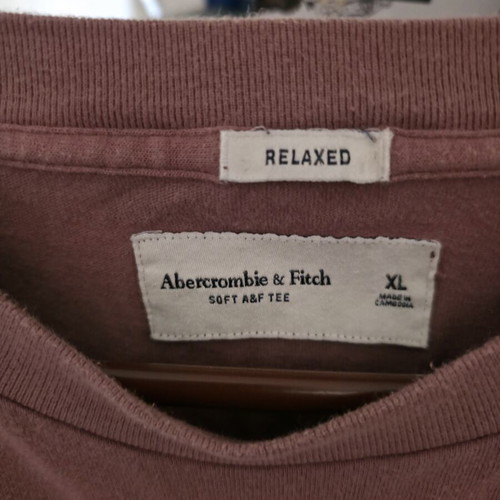 Abercrombie & Fitch T Shirt XL like new, brown