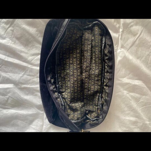 Velvet Vogue pouch like new, black