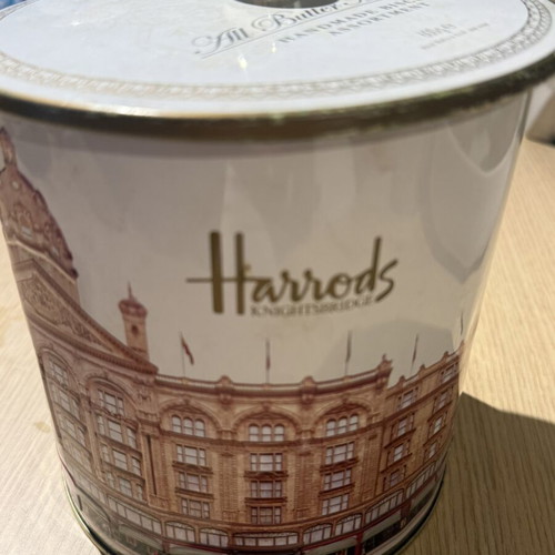 Μεταλλικό κυλινδρικό κουτί Harrods