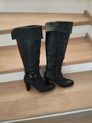Naturalizer boots like new, black leather, size 37