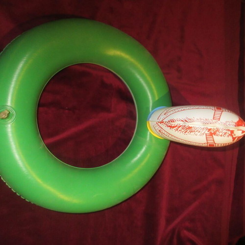 Sea float horse children's plastic new 70s