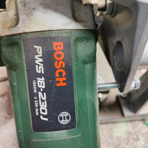 Bosch angle grinders used with bases, set of two