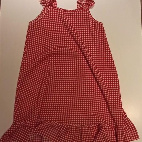 Girls' summer dress Zara new, red and white checkered