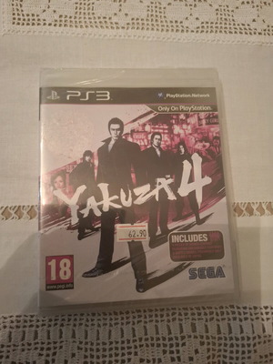 yakuza 4 ps3 game sealed