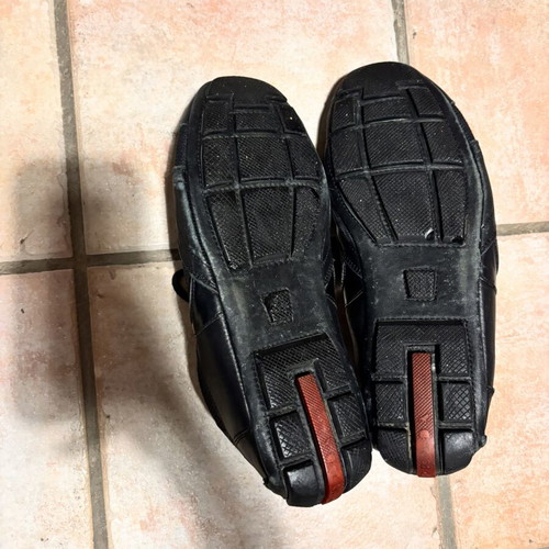 Prada Linea Rossa Monte Carlo shoes like new, size 42, black