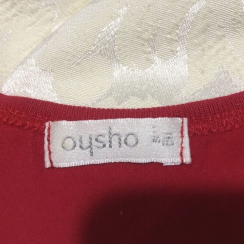 Oysho red tank top with heart print, like new, size S