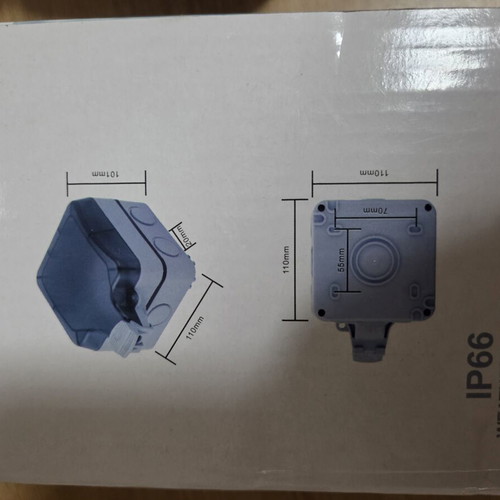 Outdoor Waterproof Switched Socket new