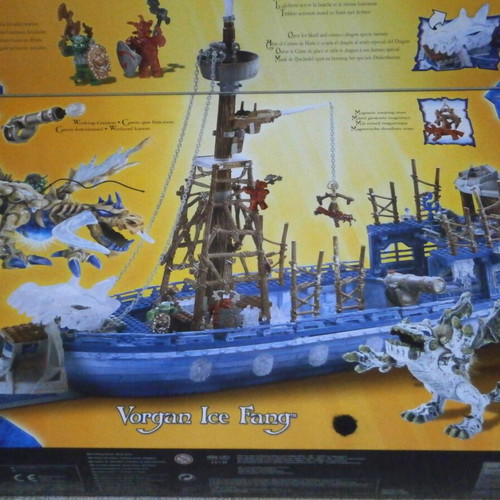Mega Bloks Fire & Ice Dragons Vorgan Ice Fang 9879 building set