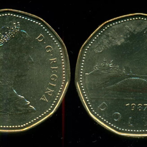 Canada Dollar 1987 Elizabeth Regina like new