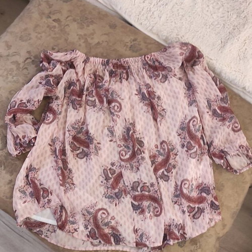 Violeta by Mango blouse used, pink, size M