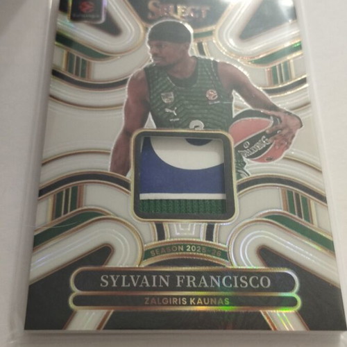 Sylvain Francisco patch 7/49 Panini Euroleague