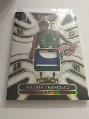 Sylvain Francisco patch 7/49 Panini Euroleague