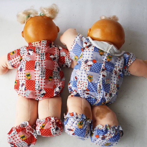 Cabbage Patch Kids KO 33cm vintage 90's dolls new, pack of 2