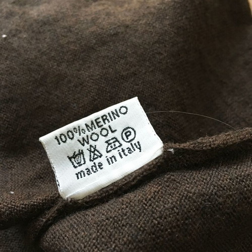 Francesca Mercuriali 100% merino vest M like new, brown