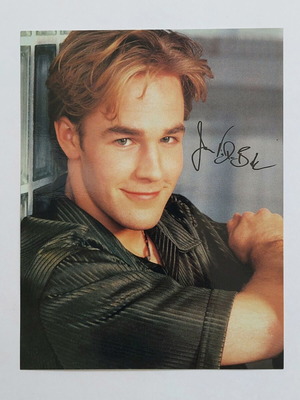 James Van Der Beek Dawson's Creek vintage συλλεκτική φωτογραφία κάρτα