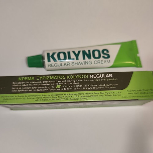 Kolynos Regular Shaving Cream 1983 vintage sealed
