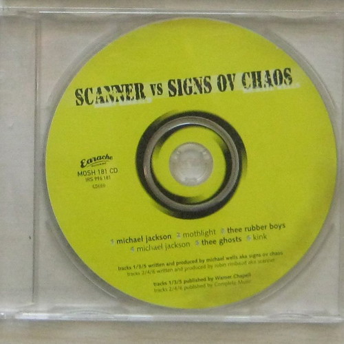 Scanner vs Signs of Chaos CD like new, electronic